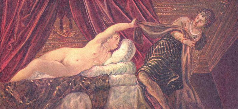 Jacopo Tintoretto Joseph und die Frau des Potiphar France oil painting art